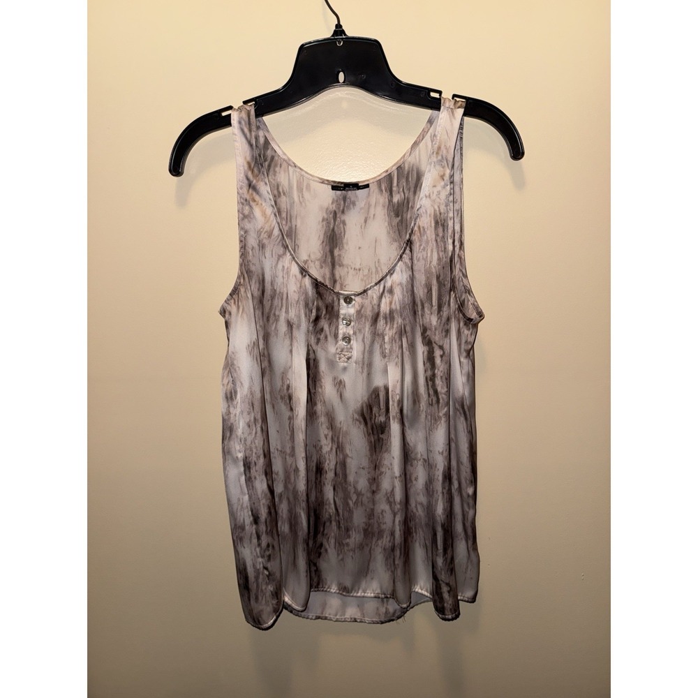 Silky Tank Top Blouse Women's Size Large I Love Ronson